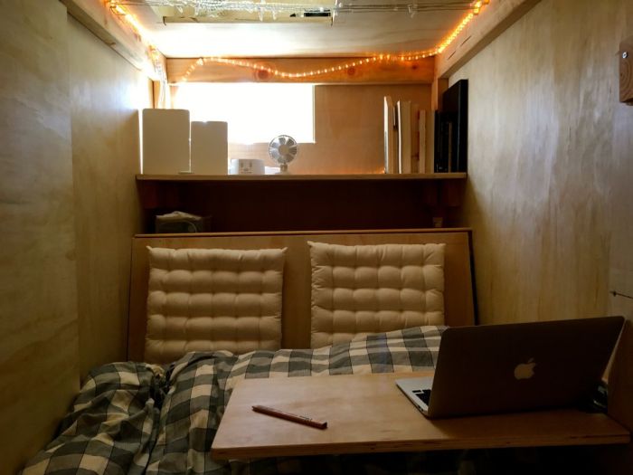 Creative Illustrator Turns His Dresser Into A Bedroom (9 pics)