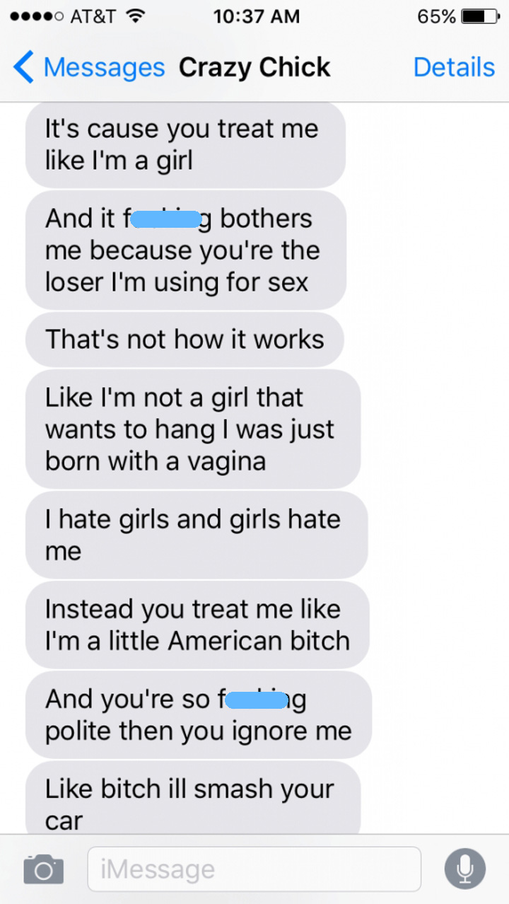 Angry Ex-Girlfriend Goes On The Most Insane Text Rant Ever (10 pics)