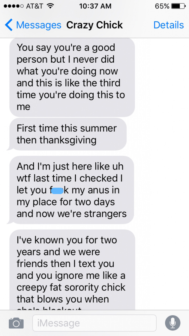 Angry Ex-Girlfriend Goes On The Most Insane Text Rant Ever (10 pics)