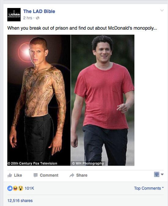 Wentworth Miller Shares An Inspirational Message With His Fans (3 pics)