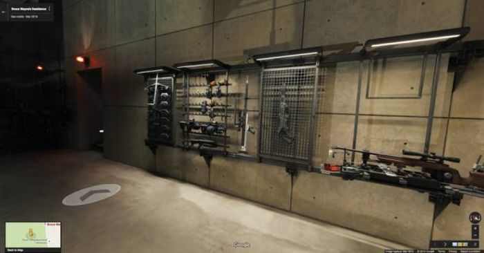 Take A Look Inside Batman's Batcave From Batman V Superman With Google Maps (20 pics)