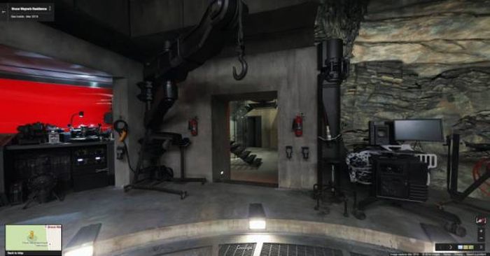 Take A Look Inside Batman's Batcave From Batman V Superman With Google Maps (20 pics)