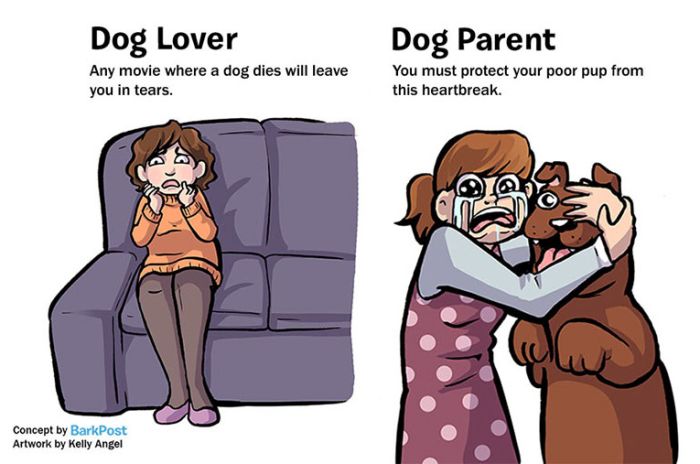 7 Huge Differences That Separate Dog Lovers And Dog Parents (7 pics)