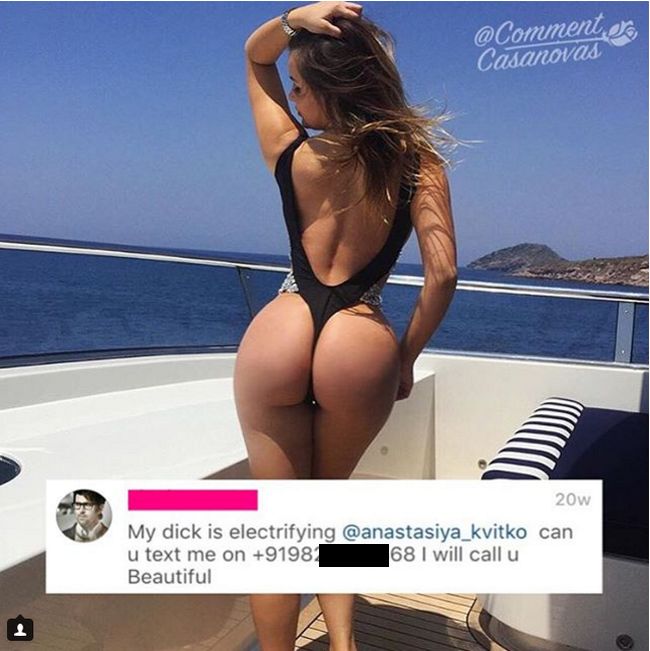 Cringeworthy Comments Left By Desperate Dudes On Model's Instagrams (19 pics)