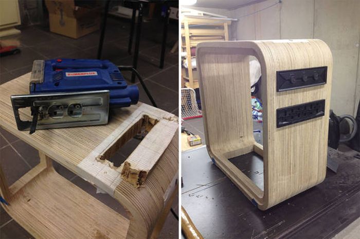 This Student Crafted An Amazing Handmade Wooden Computer Case (17 pics)