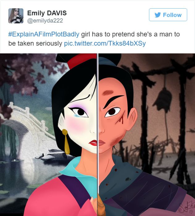 Twitter Did A Great Job Of Explaining Film Plots Badly (20 pics)