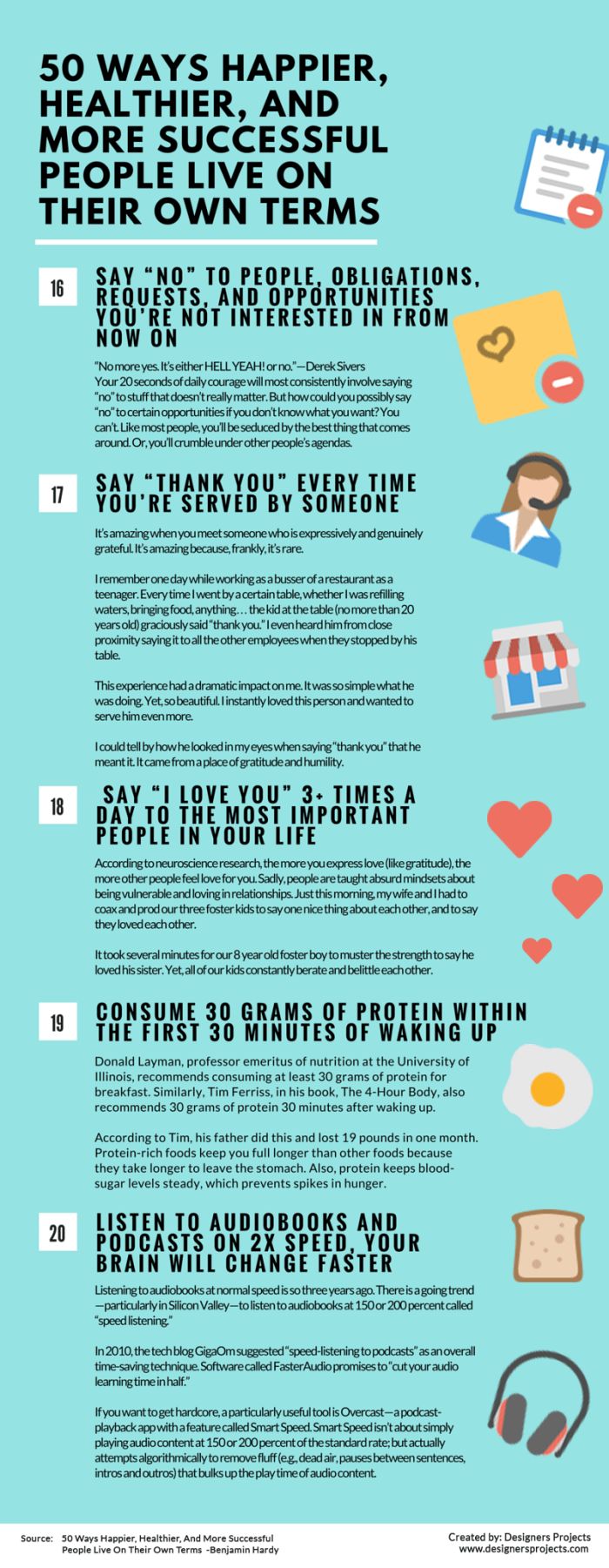50 Different Ways That Happy And Successful People Live On Their Own Terms (10 pics)