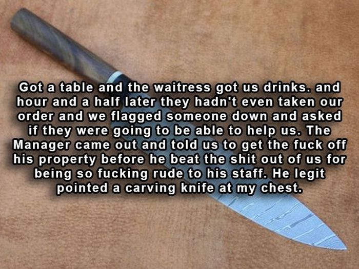 17 Of The Strangest Things People Have Ever Seen At Restaurants (17 pics)