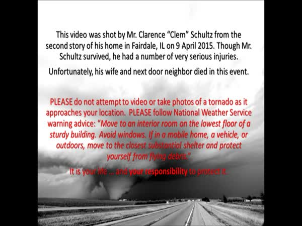 Man Films As Massive Tornado Rips Through His House