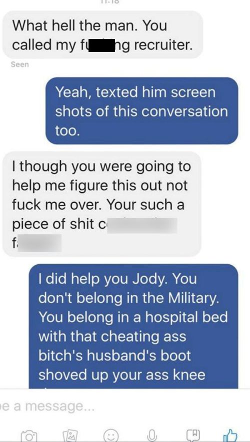 Guy Cheating With Soldier's Wife Gets Absolutely Destroyed By His Friend (10 pics)