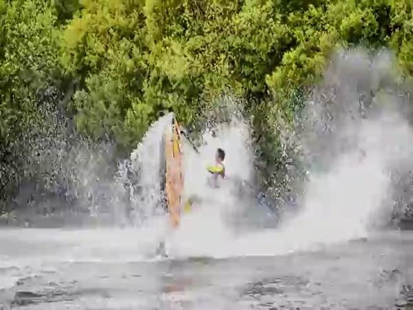 Jetskier Doing Some Sick Tricks