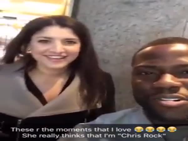 Woman Mistakes Kevin Hart For Chris Rock