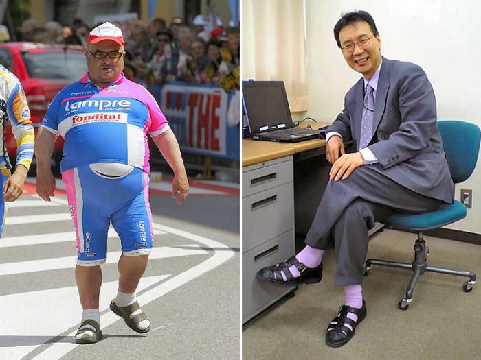 You'll Never Wear Socks With Sandals Again After Seeing These Pictures (18 pics)