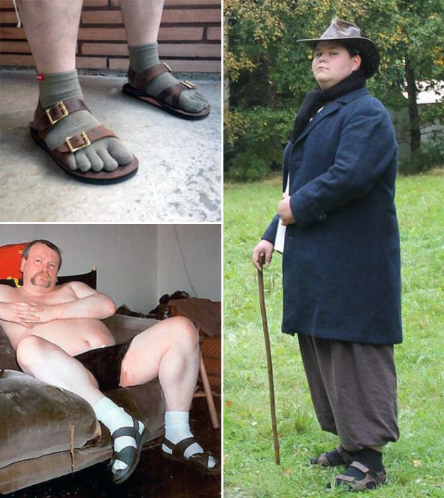 You'll Never Wear Socks With Sandals Again After Seeing These Pictures (18 pics)