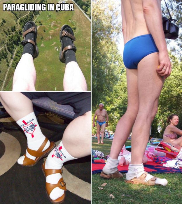 You'll Never Wear Socks With Sandals Again After Seeing These Pictures