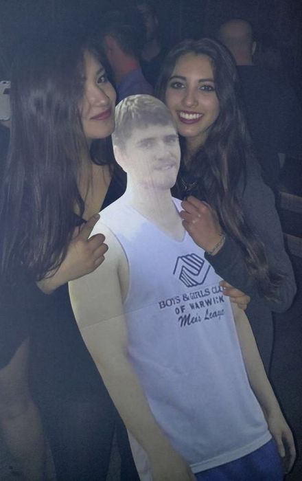 When Their Friend Said He Couldn't Come Party, These Guys Found A Solution (10 pics)