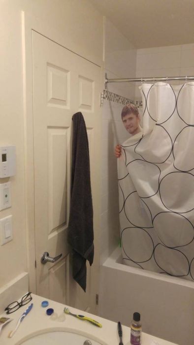 When Their Friend Said He Couldn't Come Party, These Guys Found A Solution (10 pics)