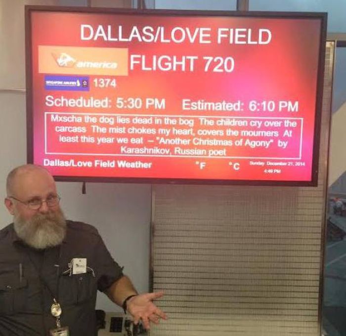 Virgin America Employees Get To Have A Lot Of Fun With Their Departure Signs (19 pics)