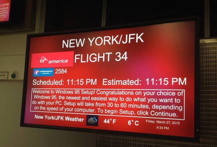 Virgin America Employees Get To Have A Lot Of Fun With Their Departure Signs (19 pics)