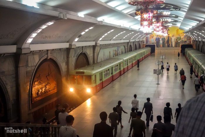 North Korea Opens Up More Subway Stations To Foreigners (8 pics)
