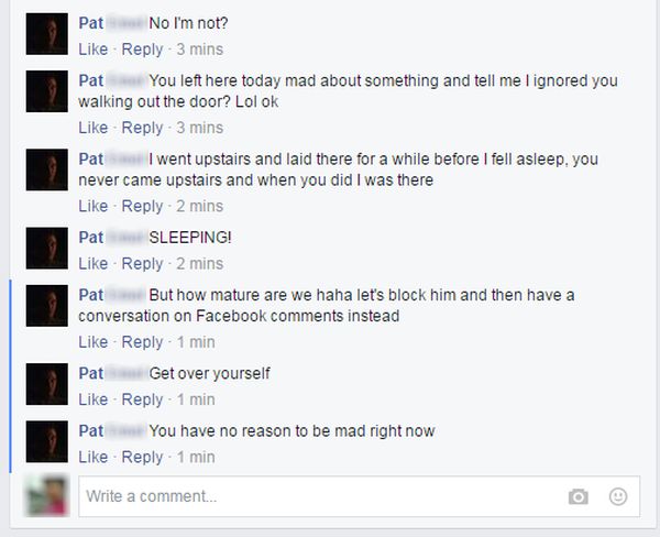 Abusive Boyfriend Gets Owned By His Girl On Facebook (7 pics)