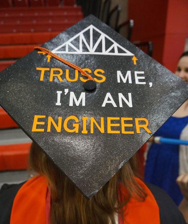 Awesome Students Who Totally Nailed It With Their Funny Graduation Caps (29 pics)