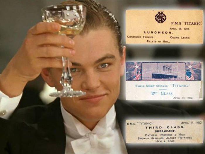 Menus From The Titanic Show Food Selections For All The Passengers On Board (7 pics)