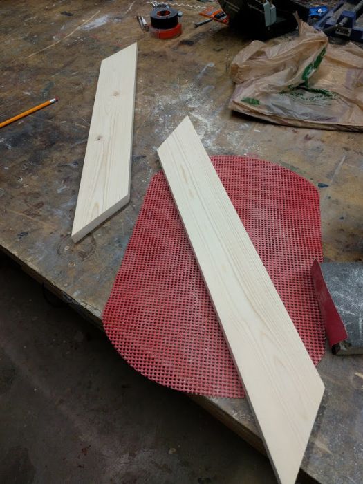 Guy Creates An Awesome Bike Rack With Two Pieces Of Wood And A Hook (7 pics)