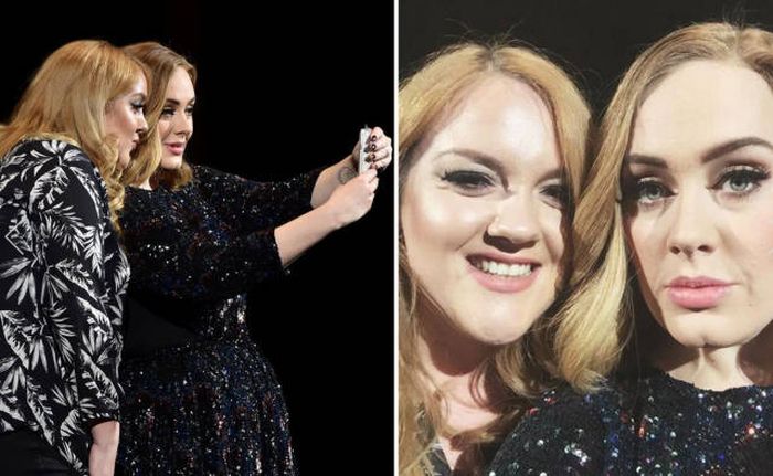 Side By Side Comparisons Of Celebrities And Their Lookalikes (42 pics) Side By Side Comparisons Of Celebrities And Their Lookalikes (42 pics)