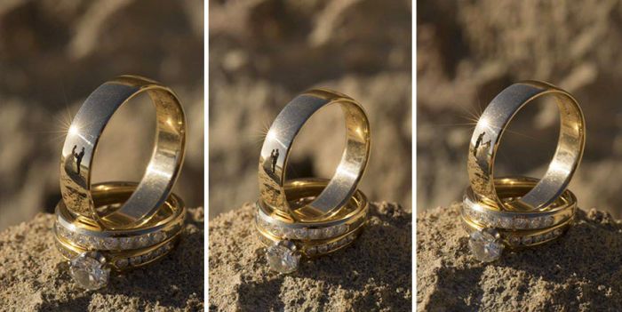 Self-Taught Photographer Uses Wedding Rings To Take Unique Photos (12 pics)