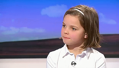 Little Girl Schools A British Reporter On Live TV (10 gifs)