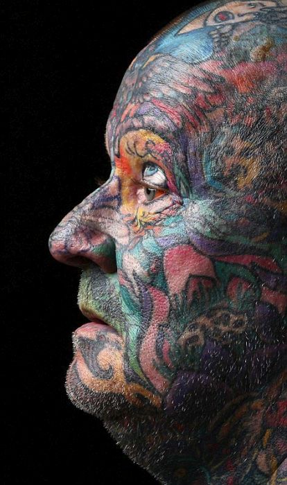Gangster Covers Every Single Inch Of His Body In Tattoos (16 pics)