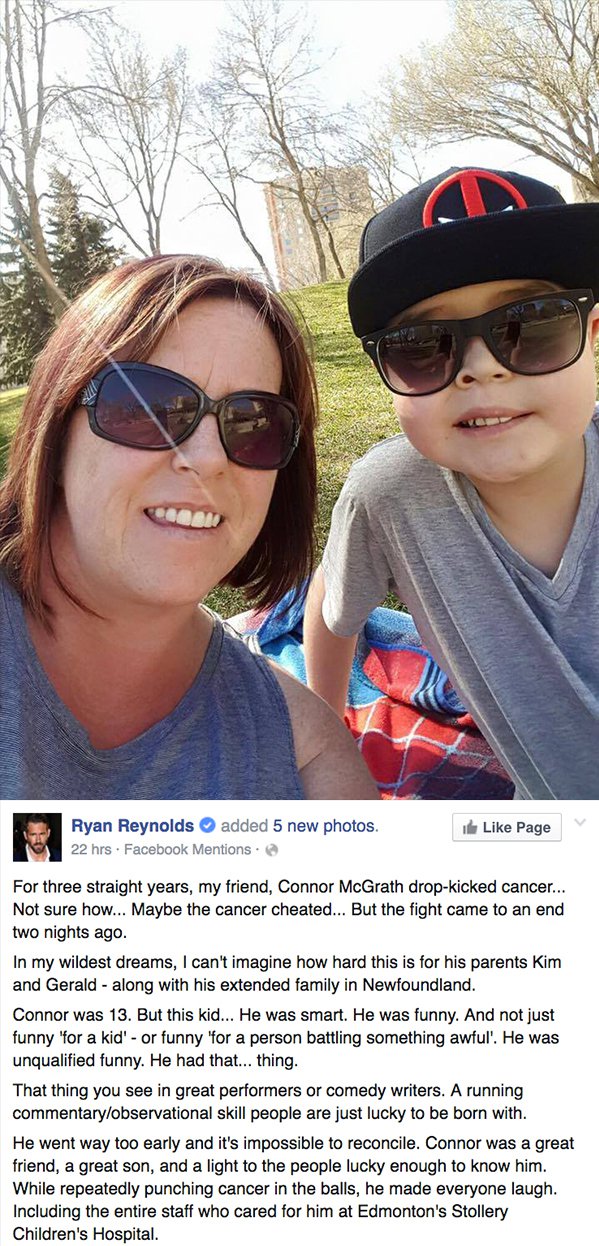Ryan Reynolds Pays Tribute To A Fallen Friend On Facebook (4 pics)