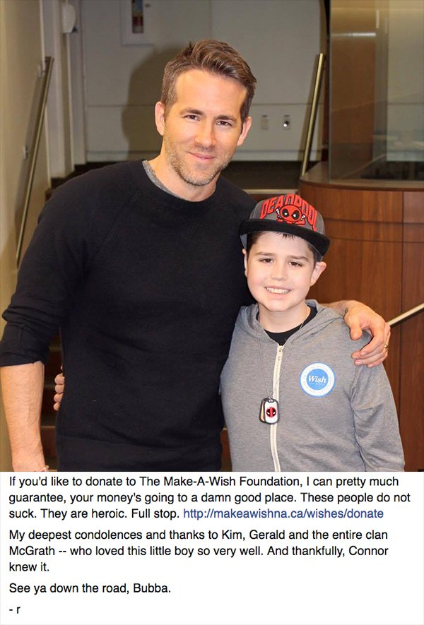Ryan Reynolds Pays Tribute To A Fallen Friend On Facebook (4 pics)