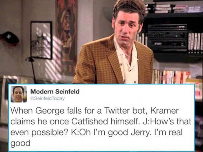 Twitter Account Modern Seinfeld Totally Nails What The Show Would Be Like Today (17 pics)