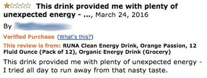 Hilarious Energy Drink Reviews From Amazon That Point Out The Awful Side Effects (12 pics)