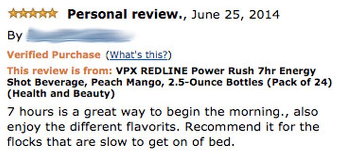 Hilarious Energy Drink Reviews From Amazon That Point Out The Awful Side Effects (12 pics)