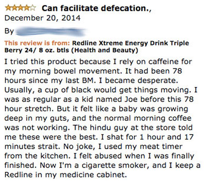 Hilarious Energy Drink Reviews From Amazon That Point Out The Awful Side Effects (12 pics)