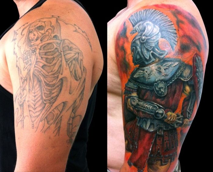 Tattoo Cover Ups That Took Tattoos From Awful To Epic (33 pics)