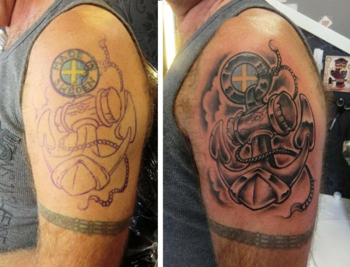 Tattoo Cover Ups That Took Tattoos From Awful To Epic (33 pics)