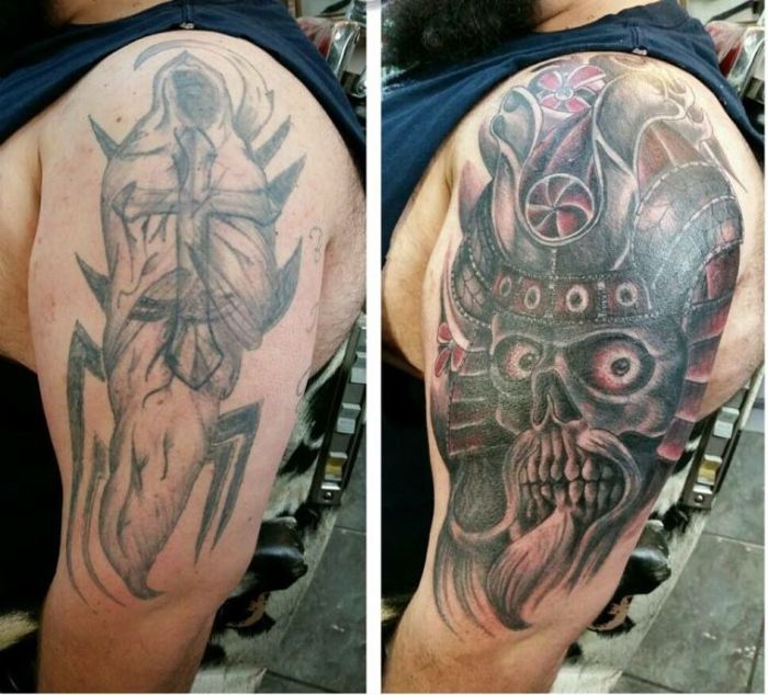 Tattoo Cover Ups That Took Tattoos From Awful To Epic (33 pics)