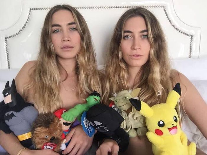 These Twins Pose With Toys And Then Sell Them For Crazy Prices Online (12 pics)