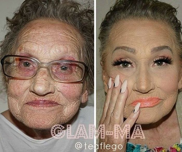 80 Year Old Grandma Becomes An Internet Sensation With Help From Her Granddaughter (5 pics)