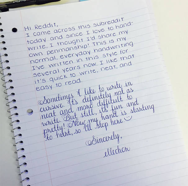 Awesome And Amazing Handwriting Skills That Will Impress You (59 pics)