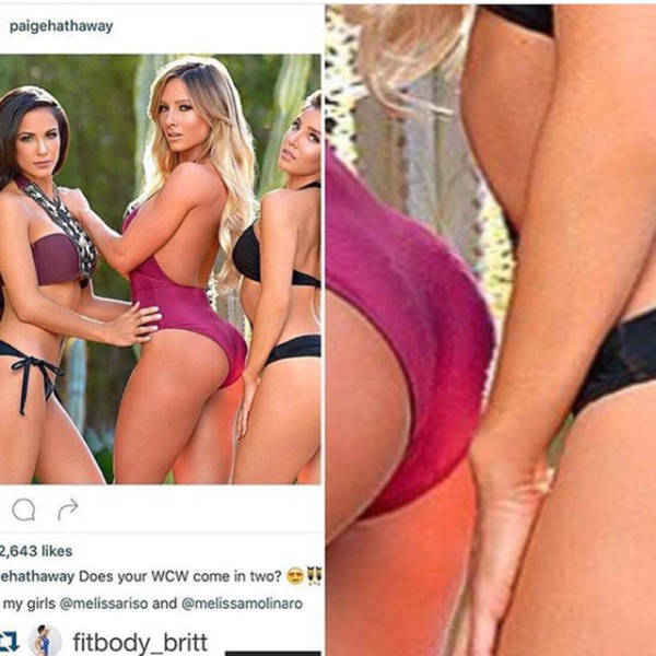 Fans Are Ripping On Fitness Model Paige Hathaway For Using Photoshop (11 pics)