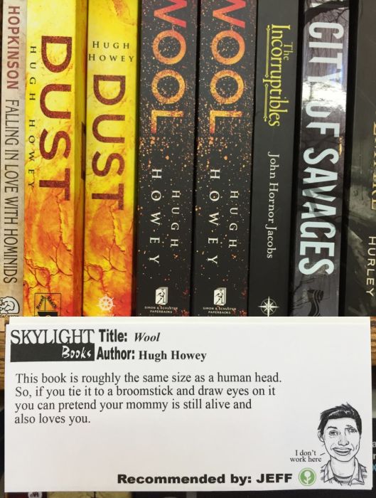 A Guy Named Jeff Is Recommending Books At His Local Bookstore (11 pics)