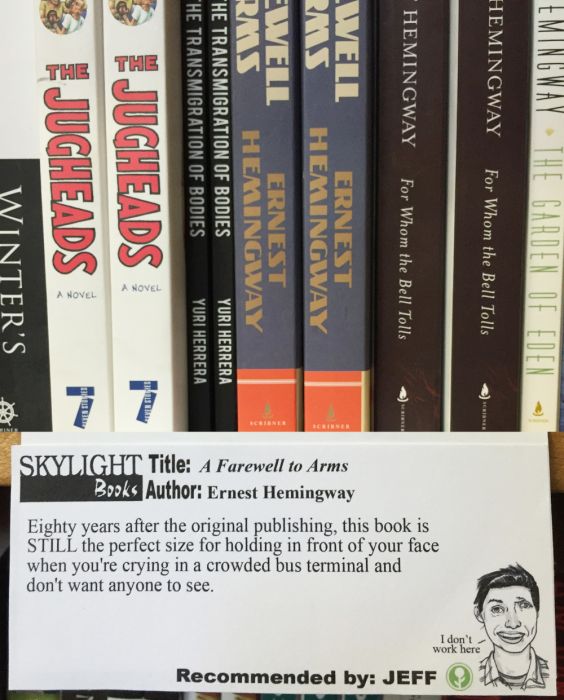 A Guy Named Jeff Is Recommending Books At His Local Bookstore (11 pics)