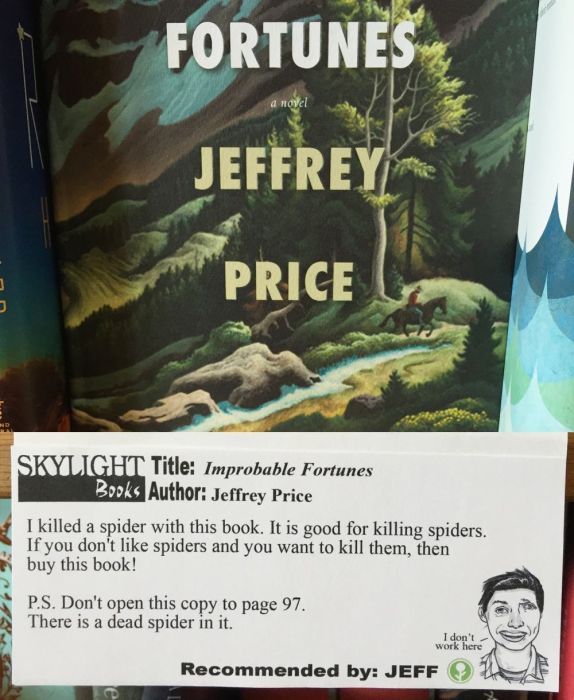 A Guy Named Jeff Is Recommending Books At His Local Bookstore (11 pics)