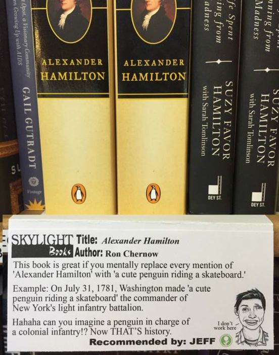 A Guy Named Jeff Is Recommending Books At His Local Bookstore (11 pics)