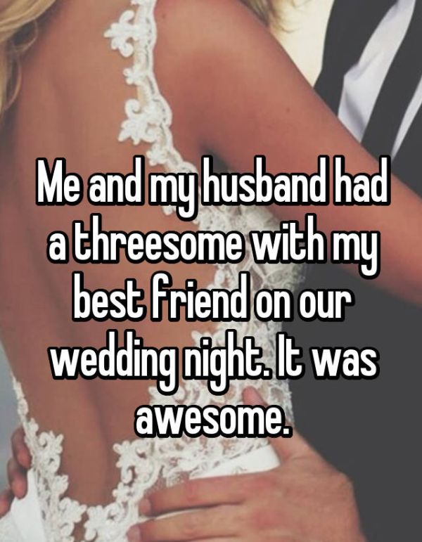 Brides Share Their Stories About What Went Down On Their Wedding Night (19 pics)
